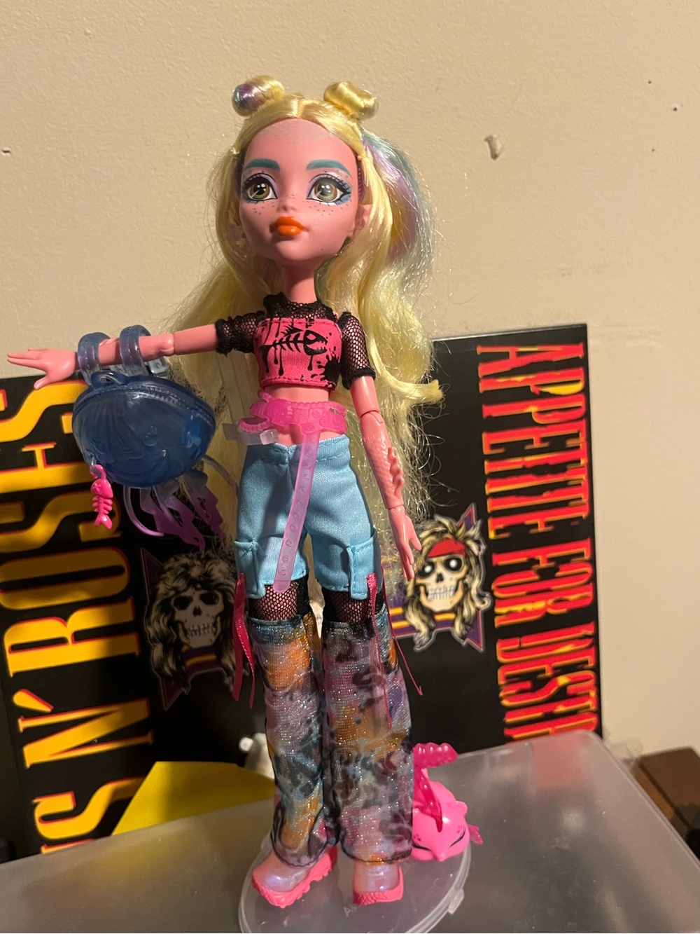 Good condition g3 monster high lagoona blue